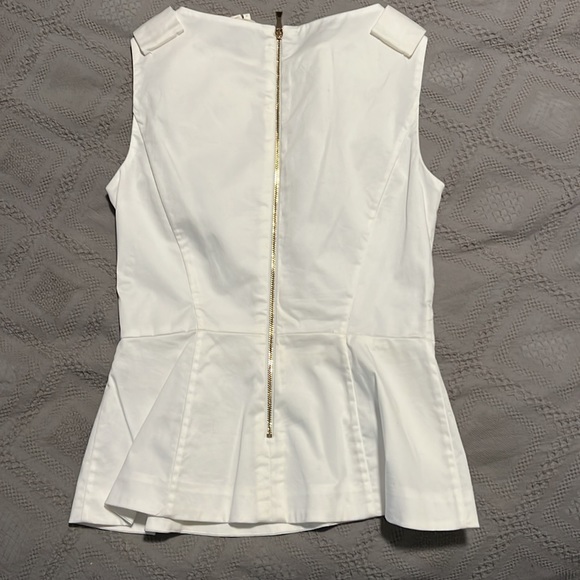 Kate Spade Bow Shoulder Peplum Blouse - Picture 3 of 5